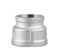 JINFEUGE Raccord Réducteur Femelle-Femelle Bspp 1/4", 1/2", 3/4", 1", 1-1/4", 1-1/2", 2", Bspp 304/ Color/Dn32 Dn25