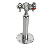 JINFEUGE Support de Fixation Pour Tuyau Ss304 de 1/2" À 4" Avec Embase de 15 À 102 Mm./B Type H 100-150Mm/Clamp 60-63.0Mm