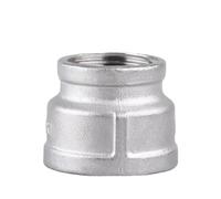 JINFEUGE Uglyaf 1/4" 3/8" 1-1/4" 1-1/2" 1/2" 3/4" 1" Raccord de Tuyau À Filetage Femelle Bsp, Connecteur Croisé Égal 4 Voies, Acier Inoxydable 304/ Color/Dn25 Dn20