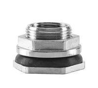 JINFEUGE Uglyaf Raccord de Tuyau Femelle Bsp 1/4", 3/8", 1/2", 3/4", 1", 1-1/4", 1-1/2", 2", En Acier Inoxydable 316, Raccord de Vidange Pour Réservoir D'Eau/Color/3/8"