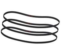 JINFOLI 1 courroie de distribution en caoutchouc à boucle fermée GT2 110/122/158/200/400/610/1220 mm, largeur 2GT 6, poulie adaptée, for pièces d'imprimante 3D Pièces pour imprimantes 3D(BLACK 386mm)