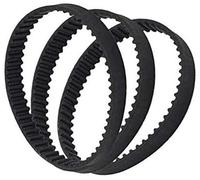 JINFOLI 1 courroie d'imprimante 3D, boucle fermée, de distribution en caoutchouc GT2, 2GT-6 200 mm, 110/200/280/300/400/610/852, largeur 6 Pièces pour imprimantes 3D(BLACK 852mm)