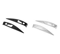 JINFOLI 18-20, for Q5l, Autocollant décoratif for Panneau de Boutons de réglage intérieur Autocollant décoratif pour Interrupteur de siège Auto(Carbon Fiber)