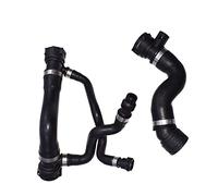 JINFOLI 2 pièces tuyau supérieur de refroidissement radiateur inférieur, for BMW, E60 E61 525i 530i 525Xi N52 17127546064 17127521776 17127521778 Tuyau de thermostat de radiateur automobile