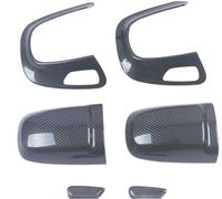 JINFOLI 2022, for Classe C, for C260l, Panneau d'appui-tête, for C200l, Décoration intérieure des Boutons d'appui-tête Autocollant décoratif pour Interrupteur de siège Auto