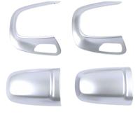 JINFOLI 22, for Classe C, for C200l, for C260l, Autocollants de Boutons d'appui-tête Autocollants de Panneau de décoration intérieure Autocollant décoratif pour Interrupteur de siège Auto(Silver)