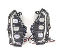JINFOLI 2pcs Auto LÉGER Lumière de jour Drl Apte à pour toyota pour RAV4 | 2019 2020 2021 Lampe de brouillard anti-pare-chocs de tour jaune