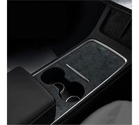 JINFOLI Accoudoir central de voiture, autocollants décoratifs for console centrale, kit décoration intérieure, for Tesla, modèle 3 2021 Autocollant de superposition pour console centrale de véhicule