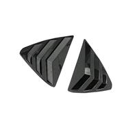 JINFOLI Autocollant de Garniture Couvercle volet latéral fenêtre arrière for Mazda CX-5, CX5 2017-2023, Accessoires en Fibre Carbone ABS Grille d'aération pour Toit de Voiture(Carbon)