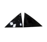 JINFOLI Autocollant de Garniture Couvercle volet latéral fenêtre arrière Voiture for Accord 7e 2003-2007, Accessoires en Fibre Carbone ABS Grille d'aération pour Toit de Voiture(Gloss Black)