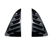 JINFOLI Autocollant de Garniture Pare-Soleil latéral for Lunette arrière Voiture, for Polo 6R 6C 2011-2017 Grille d'aération pour Toit de Voiture(2 Pcs Glossy Black)