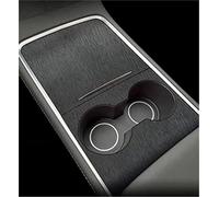 JINFOLI Autocollants décoratifs en PVC for console centrale de voiture, kit décoration intérieure, for Tesla, modèle 3/Y 2021 Autocollant de superposition pour console centrale de véhicule