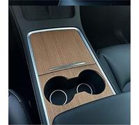 JINFOLI Autocollants décoratifs for console centrale de voiture en ABS, kit décoration intérieure, for Tesla, modèle 3 2021 Autocollant de superposition pour console centrale de véhicule