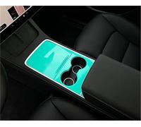 JINFOLI Autocollants décoratifs for console centrale, kit de décoration intérieure, for Tesla Model 3/Y 2021 Autocollant de superposition pour console centrale de véhicule