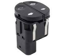 JINFOLI Bouton de commande de porte Bouton poussoir de commutateur commande fenêtre électrique, 1459686, 6S6T14529AB 6S6T14529BB, pour Ford, pour Fiesta Fusion