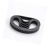 JINFOLI Courroie de distribution MXL 5 pièces, B83-B95, largeur 6/10 mm, courroie synchrone en caoutchouc à boucle fermée, 83MXL 90mxl 92mxl Pièces pour imprimantes 3D(BLACK B83MXL Teeth 83)