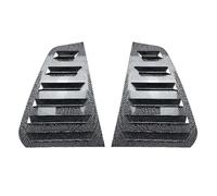 JINFOLI Couvercle de volet Lunette arrière for Golf MK7 .5 2013-2019, Garniture Ventilation latérale, décoration Pare-Brise, Accessoires Voiture Grille d'aération pour Toit de Voiture(Carbon Look)