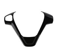 JINFOLI Couvre Volant Autocollant de Garniture Paillettes Couverture Volant Voiture, for Ford, for Ecosport 2013-2017 Nouveau, for Fiesta MK7 2009-2017, Accessoires intérieurs(1hole Piano Black)