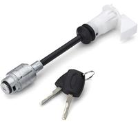 JINFOLI Ensemble de loquet de capot Serrure de capot, pour Focus Mk2 Kasturbo, Kit réparation loquet déverrouillage avec 2 clés 2004-2012 1343577