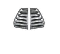 JINFOLI for Golf, 5 6 7 8 Mk5 Mk7 Mk8, Stores triangulaires arrière, couvercles de Protection, Volets Lunette en Plastique ABS Grille d'aération pour Toit de Voiture(5 Mk5 Carbon)