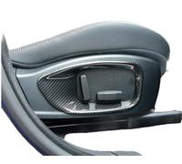 JINFOLI for Jaguar, Xfl F-Pace E-Pace, Patch intérieur de réglage, Cadre décoratif de Bouton Autocollant décoratif pour Interrupteur de siège Auto