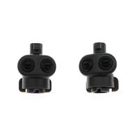 JINFOLI For NISSAN, for Qashqai, Dualis J11 2014-2018 Couvercle de buse de pulvérisation de lave-phares de pare-chocs avant 28659-4EM0A 28658-4EM0A Capuchon de protection du lave-phares(NOZZLE)