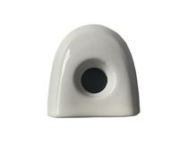 JINFOLI For R-Line, couvercle de serrure de porte latérale avec couvercle de poignée de porte à trou de serrure 806441Kk0D Remplacement du cache de poignée de porte extérieure(White)