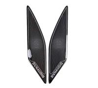JINFOLI For VW, for Golf, 7 MK7 2014-2018 2019 2020 intérieur avant stéréo haut-parleur couverture garniture voiture style Couverture de grille de haut-parleur(Black-02)