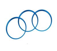JINFOLI Garniture d'anneau de couvercle de climatisation de sortie d'aération automatique, for Mazda MX5, for Mazda 2 CX3 MX-5 RF ND, anneaux extérieurs, accessoires de voiture Garniture du couvercle