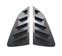 JINFOLI Garniture de volet Lunette arrière Noir Brillant/Aspect Carbone, for Polo MK5 6R 6C 2011-2018, MK6 2018-2023 Grille d'aération pour Toit de Voiture(Carbon-18-23)