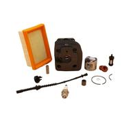 JINFOLI Kit de Bougie d'allumage de Filtre à air et à Carburant de Cylindre de 42 mm, for STIHL, pièce de Rechange for débroussailleuse FS450 FS 450 4128 020 1211 Filtres à air