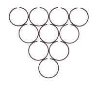 JINFOLI Lot de 10 Segments de Piston, for Shindaiwa B45 Solo 140, for Robin NB411 1E40FP-3Z3-5, Moteur de débroussailleuse 40mm X 1.5mm Outils de Jardinage de Segments de Piston