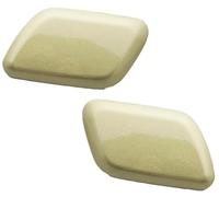 JINFOLI Lot de 2 capuchons protection for gicleurs lave-phares, for Kuga 2013-2017 et Escape 2018-2019 Capuchon de jet de phare de pare-chocs de voiture(Gold LH RH)