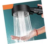 JINFOLI Pommeau de douche Booster à 5 vitesses avec support, pomme de | douche à pression à main, Interface universelle, pomme de salle de bain