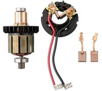 JINFOLI Porte-balais de Charbon et balais, for DDF482 DHP482 619380-9 619583-5, et kit de Remplacement de balais de Charbon, for Rotor, for Moteur Rotor de Moteur de Machines de Jardin