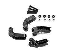 JINFOLI Support hydraulique réglable Avant et arrière en métal, Support de Tours d'amortisseurs, for Traxxas, TRX-4 1/10 RC, pièces de Voiture sur chenilles Kit de Mise à Niveau en métal pour Voiture