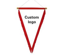 JinFu dian Drapeau d'équipe de football carré personnalisé avec logo, image ou logo personnalisé, drapeau personnalisé à échanger, fanion suspendu (C, 30x40 cm)