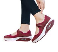 JINGAN Marche Orthopédiques, Tennis Décontractées À Enfiler pour Femmes, Chaussures Orthopédiques À Coussin d'air