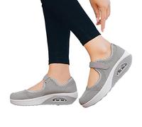 JINGAN Marche Orthopédiques, Tennis Décontractées À Enfiler pour Femmes, Chaussures Orthopédiques À Coussin d'air