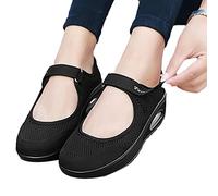 JINGAN Marche Orthopédiques, Tennis Décontractées À Enfiler pour Femmes, Chaussures Orthopédiques À Coussin d'air