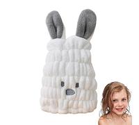JINGAN Serviette de Cheveux pour - Enveloppe de Cheveux absorbante pour Dessins animés pour, Outil de séchage des Cheveux Lavable en Machine pour Lavage du Visage, Maquillage