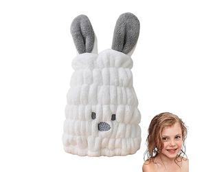 JINGAN Serviette de Cheveux pour - Enveloppe de Cheveux absorbante pour Dessins animés pour, Outil de séchage des Cheveux Lavable en Machine pour Lavage du Visage, Maquillage