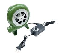 JINGAN Souffleur électrique pour barbecue - Ventilateur électrique exquis à vitesse variable 12 V - Souffleur électrique à double usage AC et DC, petit souffleur de forge de forgeron pour barbecue
