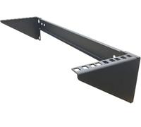 JINGCHENGMEI Lot de 2 supports muraux verticaux 3U pour panneau de brassage en acier pour réseau de 48,3 cm, serveur et équipement de données (3U100-2PC)