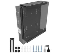 JINGCHENGMEI Support mural pour mini PC, compatible avec Dell OptiPlex Micro Form Factor Case, VESA et sous bureau disponibles, compatible avec MFF 7080, 7060, 7010, 5060, 3040, 3046, 3050, 3060, 3090
