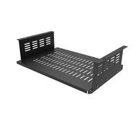 JINGCHENGMEI Under Desk Computer Mount for Small Form Factor SFF Computers and PCs,Using Space 17.3" x H 4" x D 12", Compatible with PlayStation 4, PS4 Slim, PS4 Pro,Gaming Under Desk(4inch High)