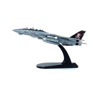 JINGDEE Avion à l'échelle d'exposition Décoration de Zone de réception d'avion Militaire en Alliage for Chasseur américain F-14D modèle VF103 Squadron Convient pour Offrir en Cadeau
