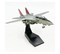 JINGDEE Présentoir à échelle d'avion 1/100 pour Tomcat F-14A VF-31 Avion de chasse en métal moulé sous pression Décoration de zone de réception Convient pour offrir en cadeau