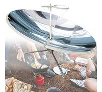 JINGEDD Cuiseur Solaire à Concentration 1800 W,Four Solaire Parabolique à Haute Efficacité,Barbecue de Camping en Plein Air,Outil de Concentration des Aliments,Durable,Pas de DéFormation