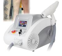 JINGEDD Machine de détatouage, Machine de Lavage des Sourcils Non invasive, Instrument picoseconde indolore pour Taches de rousseur, Machine Laser, Petite Machine de Bureau Portable
